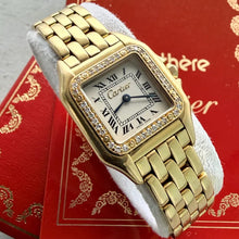 Load image into Gallery viewer, Cartier Panthere 8669 Gold - Box Papers - Factory Diamond Bezel
