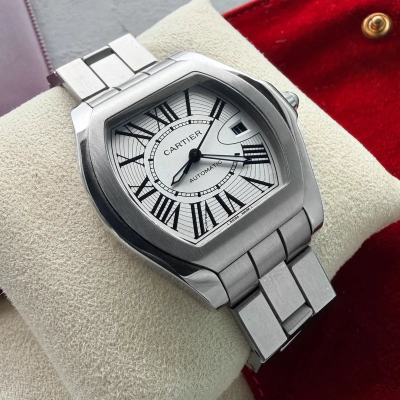 Cartier Roadster XL 3312 Silver Dial - Automatic