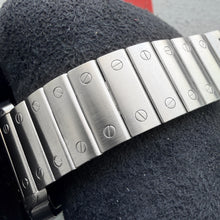 Load image into Gallery viewer, Cartier Santos 4072 WSSA 0030 Blue Dial - Box Papers + Extra Strap
