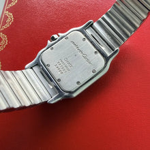 Load image into Gallery viewer, Cartier Santos Galbée 987901 Stainless Steel Box booklets - Serviced!
