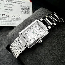 Load image into Gallery viewer, Cartier Tank Must SM WSTA0051 4322 Stainless Box + Papers
