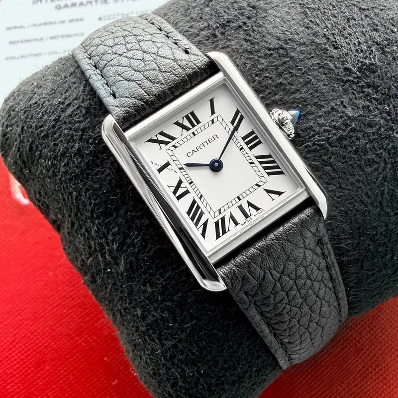 Cartier Tank Must Small WSTA0135 4322 Stainless Steel - Box Papers