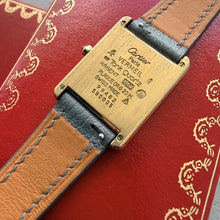 Load image into Gallery viewer, Cartier Tank Must Vermeil - 59005 - Box Papers - Grey and Black Art Deco Dial
