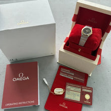 Load image into Gallery viewer, 27mm Omega Constellation Chocolate Diamond Dial 12320276063001  Box + papers
