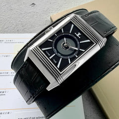 Classic Large Jaeger Lecoultre Reverso Duo Face 215.8.S9 Q3838420 - Box + Papers