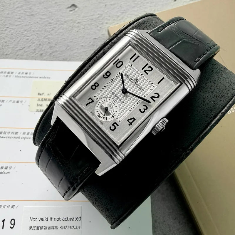 Classic Large Jaeger Lecoultre Reverso Duo Face 215.8.S9 Q3838420 - Box + Papers