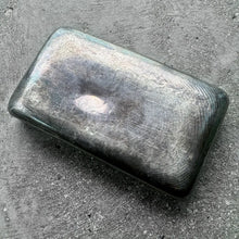 Load image into Gallery viewer, Vintage Johnson Matthey Company JMC 10oz poured bar maple leaf - Missing ‘10oz’ stamp error
