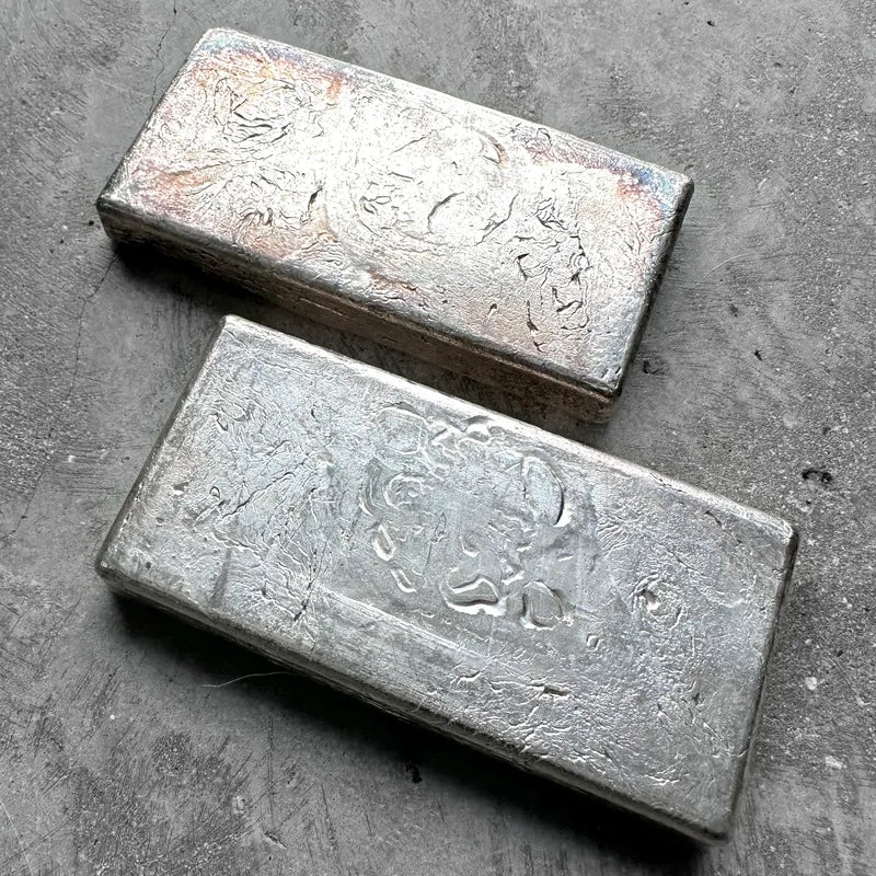 Johnson Matthey 1 Kilo .999 Silver Poured Bar 32.15 oz Horizontal D Serial