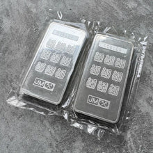 Load image into Gallery viewer, Consecutive Pair -Johnson Matthey 10 oz .999 Silver bar RBC Royal Bank of Canada
