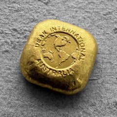 Deak Internațional Australia Poured 1/2 oz Gold Bar .9999+