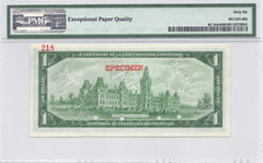 1867 - 1967 $1 Bank of Canada SPECIMEN BC-45aS - PMG GEM UNC 66 EPQ