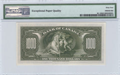 1935 $1000 Bank of Canada English BC-19 - PMG UNC 64EPQ