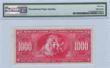 Load image into Gallery viewer, 1937 $1000 Bank of Canada BC-28 - PMG GEM UNC 65EPQ
