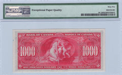 1937 $1000 Bank of Canada BC-28 - PMG GEM UNC 65EPQ