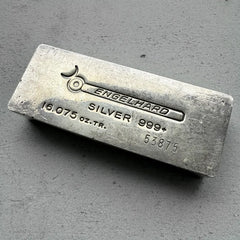 Engelhard 16.075 oz Silver Bar 500 Grams
