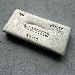 Engelhard 1 Kilo .999 Silver Poured Bar 32.15 oz