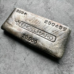 Engelhard 20oz Poured bar with stunning pour lines