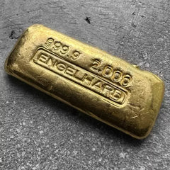 Engelhard 2oz Gold .9999 Fine Bar - Doubling effect error
