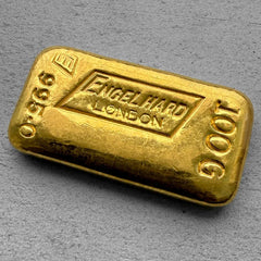 Engelhard London Gold Poured Bar .995 - Scarce Bar
