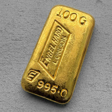 Load image into Gallery viewer, Engelhard London Gold Poured Bar .995 - Scarce Bar
