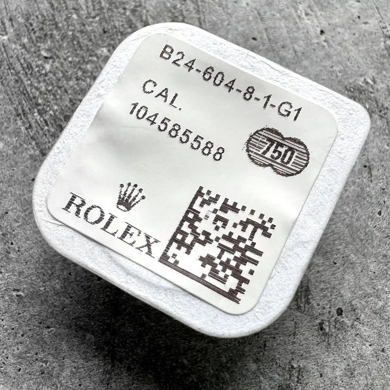 Genuine Factory Rolex Yellow Gold Twinlock Crown 24 604 8 - Sealed