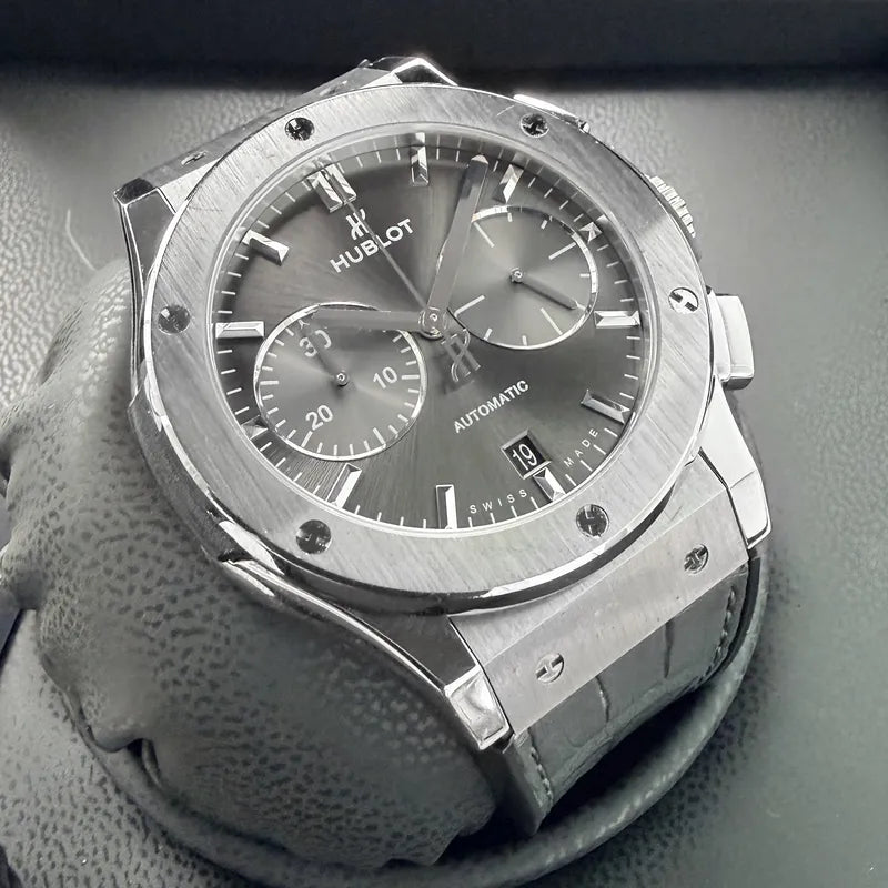 Hublot Classic Fusion Racing Grey 521.NX.7071.LR Automatic Titanium Box/ Papers