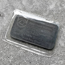 Load image into Gallery viewer, 966 - 1991 Johnson Matthey 1oz Silver - 25th Anniversary Falconbridge Limited Kidd Creek Division 1976

