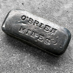 Vintage O’Brien Mines poured silver bars
