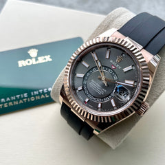 2022 Rose Gold Rolex Sky Dweller 326235 Full Set