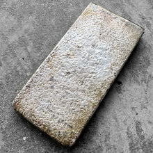 Load image into Gallery viewer, Vintage Johnson Matthey London 20oz poured silver bar with rainbow toning
