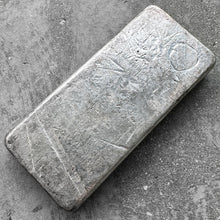 Load image into Gallery viewer, Vintage Johnson Matthey Mallory poured silver bar 32.15oz
