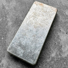 Load image into Gallery viewer, Vintage Johnson Matthey London 20oz poured silver bar rainbow toning

