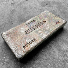 Load image into Gallery viewer, Vintage Engelhard kilo poured silver bar - Rainbow Toning
