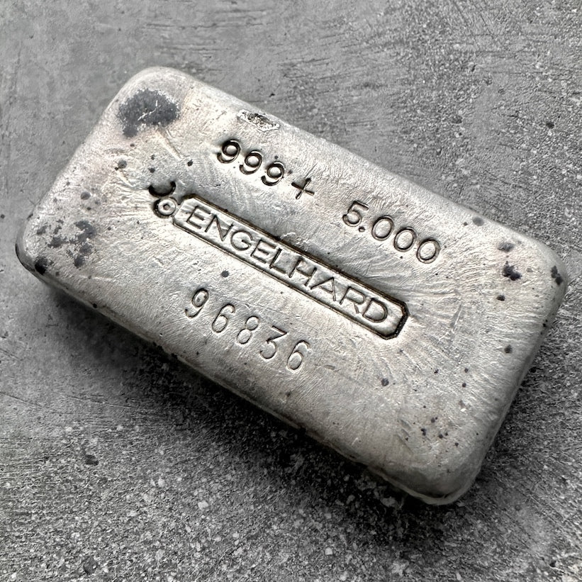 5oz Engelhard poured 5 digit serial