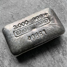 Load image into Gallery viewer, Vintage Engelhard 4oz Poured Silver Bar
