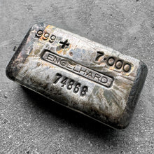 Load image into Gallery viewer, Vintage Engelhard 7oz Poured Silver Bar
