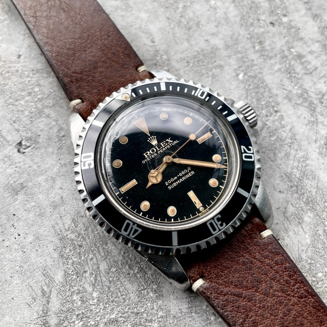 1962 Gilt Rolex Submariner 5512 Pointed Crown Guard