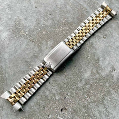 1968 Rolex Stainless Steel + Gold Jubilee link Bracelet Band 55 Endlink