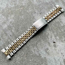 Load image into Gallery viewer, 1968 Rolex Stainless Steel + Gold Jubilee link Bracelet Band 55 Endlink
