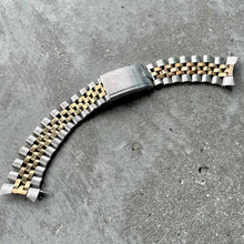 Load image into Gallery viewer, 1968 Rolex Stainless Steel + Gold Jubilee link Bracelet Band 55 Endlink
