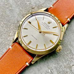 1960 Rolex Gold Capped Oyster Perpetual Automatic 5506 - Scarce Explorer dial