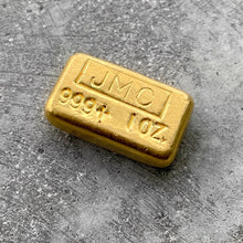 Load image into Gallery viewer, Johnson Matthey Company 1oz TGM Tuscon Gold Mining Poured Bar .999 Fine JMC
