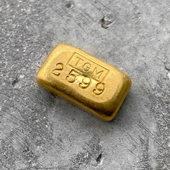Johnson Matthey Company 1oz TGM Tuscon Gold Mining Poured Bar .999 Fine JMC