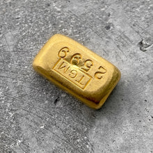 Load image into Gallery viewer, Johnson Matthey Company 1oz TGM Tuscon Gold Mining Poured Bar .999 Fine JMC
