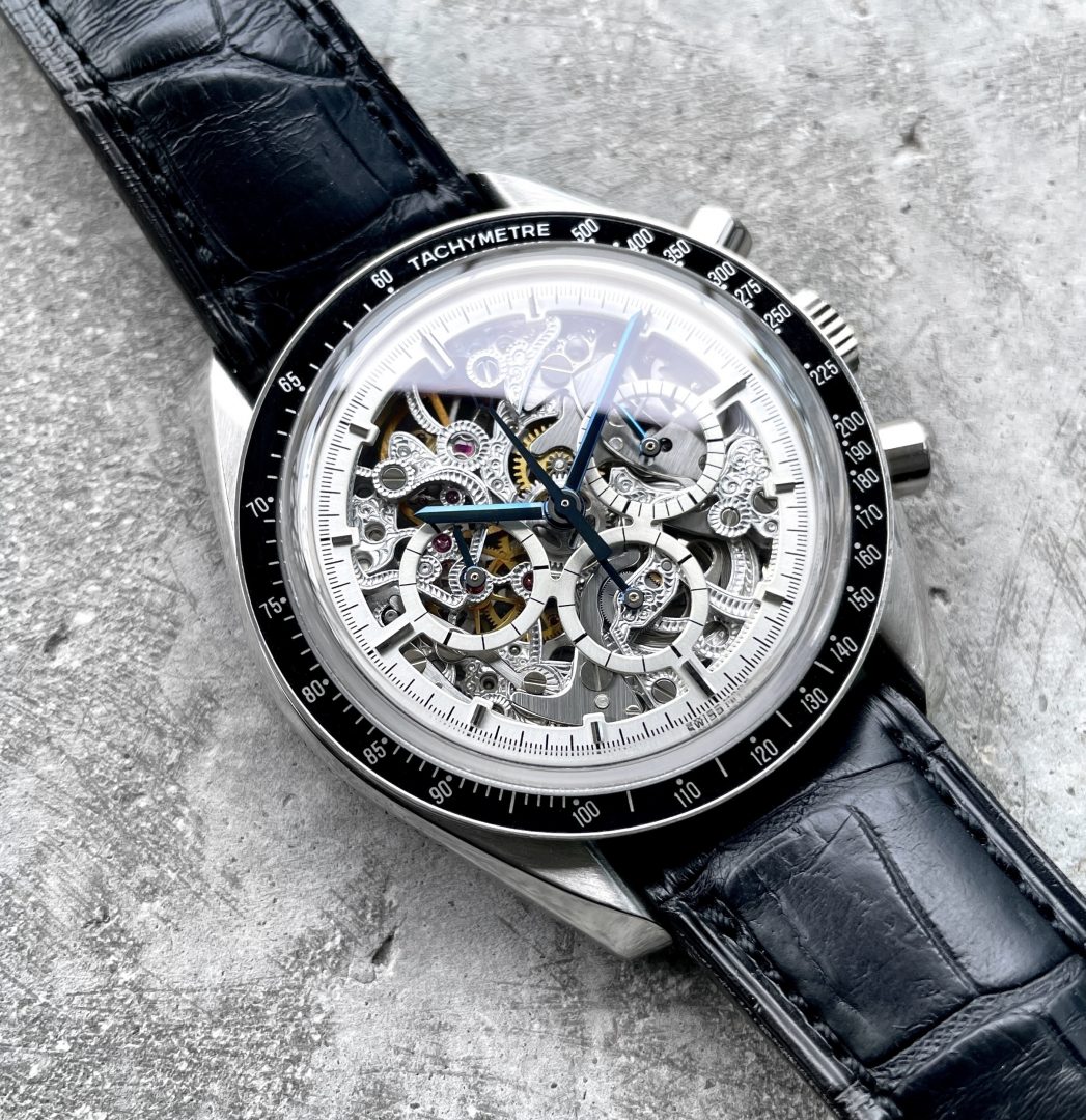 1994 Omega Speedmaster Apollo XI 25TH Platinum Skeleton 3096.30 - 50 Pieces Made