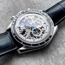 Load image into Gallery viewer, 1994 Omega Speedmaster Apollo XI 25TH Platinum Skeleton 3096.30 - 50 Pieces Made
