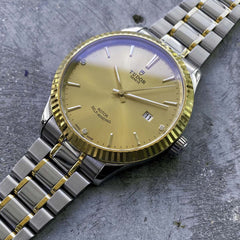 41mm Tudor Claire de Rose 12713 Two Tone 18K Yellow Gold - Diamond Dial