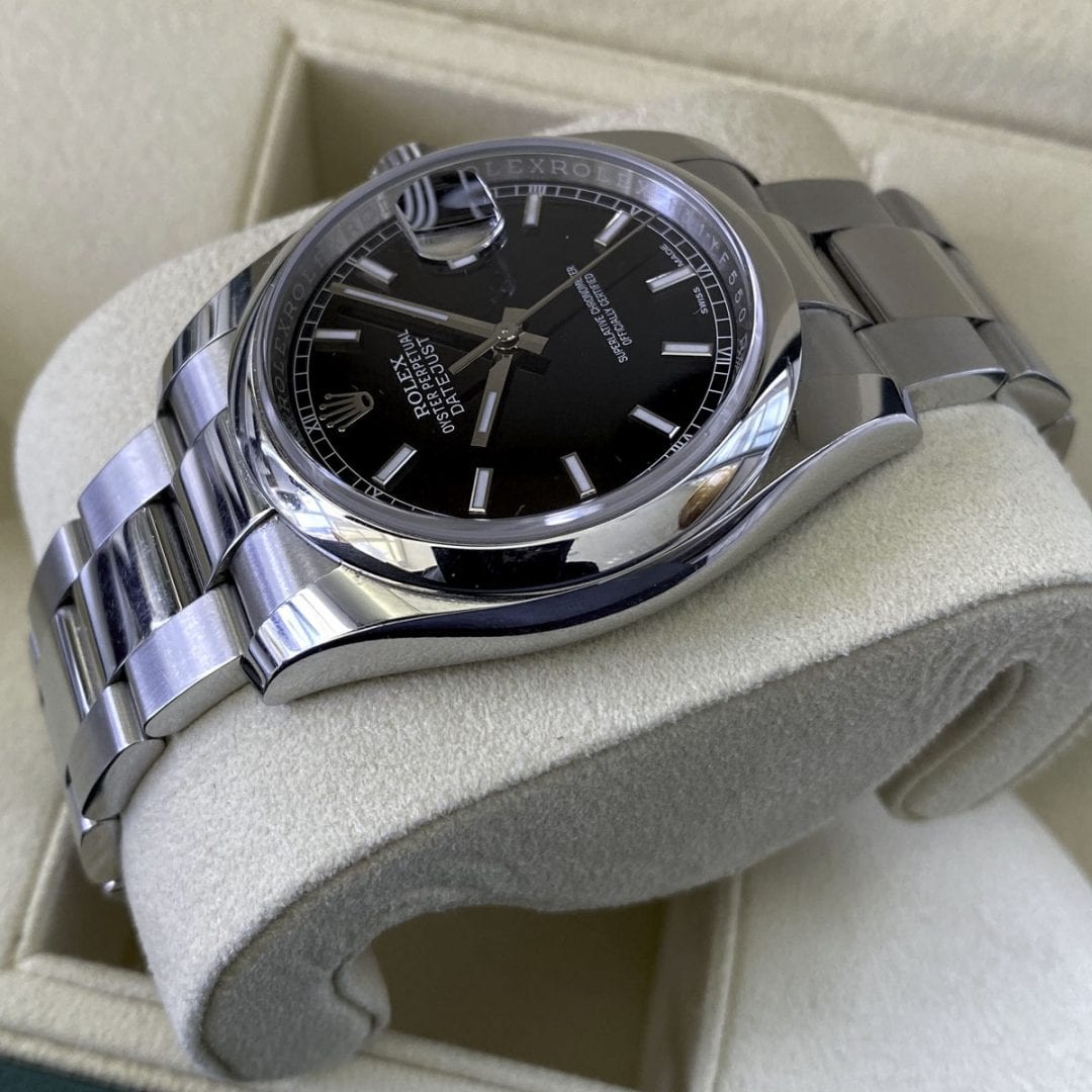 2019 Rolex Datejust - Black dial 116200 Box + Papers