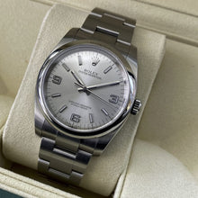 Load image into Gallery viewer, 2019 Rolex Oyster Perpetual - Silver dial 116000 Box + Papers
