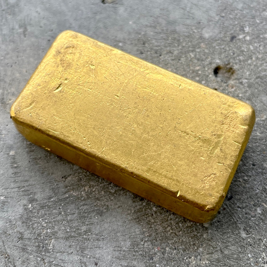 Vintage 10oz Engelhard Gold bar early .9975 purity